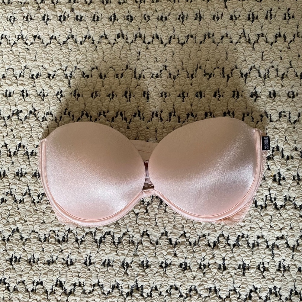 PINK strapless bra